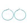 Baking Paint 201 Stainless Steel Hoop Earrings EJEW-P185-B01-03-1