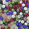 Opaque & Transparent Colours Glass Seed Beads SEED-C001-03A-01-3