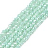 Electroplate Glass Beads Strands EGLA-A044-P1mm-B14-1