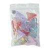 24Pcs 6 Colors Transparent Spray Painted Glass Pendants GLAA-FS0001-90-6