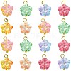 30Pcs 5 Colors Handmade Lampwork Charms PALLOY-CJ0002-66-8