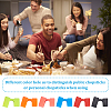 30Pcs 6 Colors Plastic Chopsticks Aid AJEW-GF0005-41-7