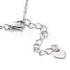 Tarnish Resistant 201 Stainless Steel Link Bracelets with Cable Chains LS-BJEW-P297-01P-B-3