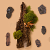 SUPERFINDINGS 1 Set Resin Imitation Wood Log Display Decorations AJEW-FH0003-22-5