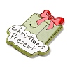 Christmas Series Printed Opaque Acrylic Pendants OACR-Q080-01C-2