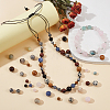  240Pcs 24 Styles Natural & Synthetic Mixed Gemstone Beads G-NB0004-79-4