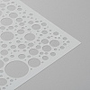 Geometric Plastic Reusable Painting Stencils DIY-E021-02E-2
