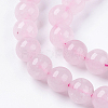 Natural Rose Quartz Bead Strands X-G-R193-13-8mm-3