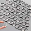 Stainless Steel Loose Leaf Book Binder Hinged Rings OFST-PW0015-02B-1