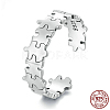 Puzzle 925 Sterling Silver Adjustable Cuff Rings FS-WG2DCD2-01-5