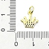 Brass Micro Pave Cubic Zirconia Pendants KK-H475-26A-02G-3