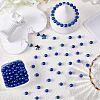 Spray Painted ABS Plastic Imitation Pearl Beads OACR-PA0001-38B-01-4
