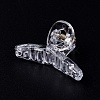 Transparent Plastic Large Claw Hair Clips PHAR-F016-05-2