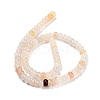 Natural Golden Silk Jade Beads Strands G-D481-21-3