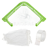 2Sets 2 Styles ABS Plastic Sink Strainers Basket & Bags AJEW-GA0002-76-1