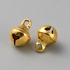 Brass Bell Charms KK-WH0079-70D-G-2