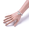 Plastic Imitation Pearl Stretch Bracelets and Necklace Jewelry Sets SJEW-JS01053-01-9