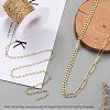 Soldered Brass Paperclip Chains CHC-G005-03G-11