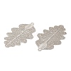 Long-Lasting Plated Brass Filigree Pendants KK-K336-09P-2