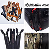 24Pcs Cowhide Zipper Puller Head PURS-GF0001-09A-4