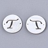 Natural Freshwater Shell Links Connectors SHEL-S276-120T-2
