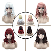 Curly Short Bob Wig with Bangs OHAR-L010-002A-6