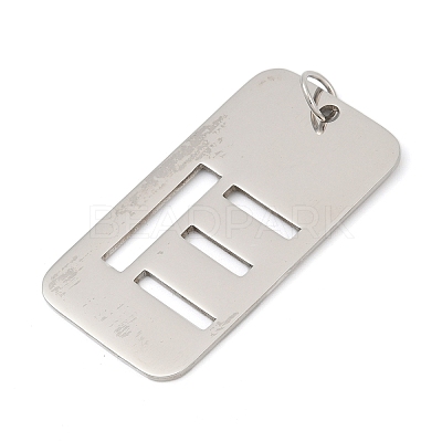 304 Stainless Steel Pendants STAS-M115-01P-E-1