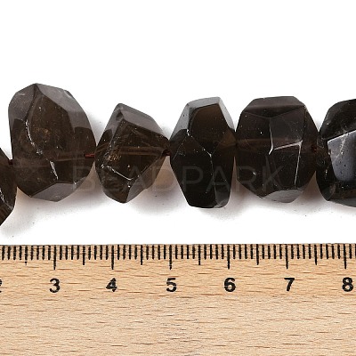 Natural Smoky Quartz Beads Strands G-F796-D06-01-1