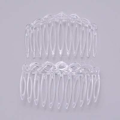 Plastic Twist Comb Hair Clip Combs LS-OHAR-WH0018-01D-1