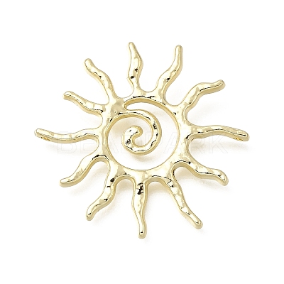 Hammered Alloy Pendants X-PALLOY-B016-03A-G-1