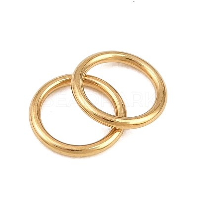 Ion Plating(IP) 304 Stainless Steel Closed Jump Rings STAS-G393-06G-15-1