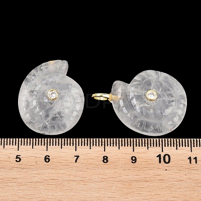 Natural Quartz Crystal Pendants X-G-H353-02G-01-1