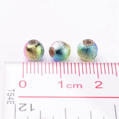 Spray Painted Acrylic Beads PB25P9282-1