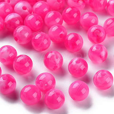 Acrylic Beads MACR-S375-001B-07-1