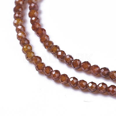Cubic Zirconia Beads Strands G-F596-48H-2mm-1