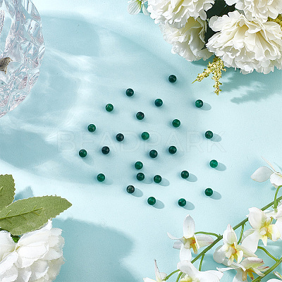 2 Strands Natural Fuchsite Beads Strands G-GO0001-32-1