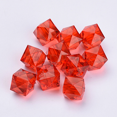 Transparent Acrylic Beads TACR-Q259-10mm-V12-01-1