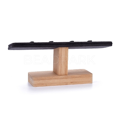 T-Bar Microfiber Cloth Ring Display Stands RDIS-I002-01B-1
