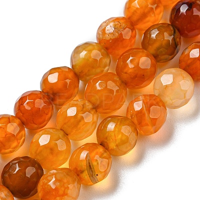 Natural Agate Beads Strands G-C082-A01-06-1