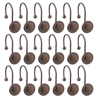Iron Shower Curtain Hook AJEW-WH0248-867-1