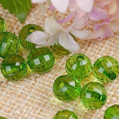 Transparent Acrylic Beads TACR-NH0001-F-01-1