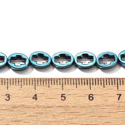 Electroplated Synthetic Non-magnetic Hematite Beads Strands G-L613-Z01-01A-1