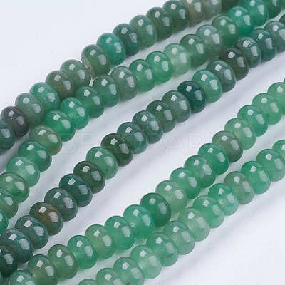 Natural Green Aventurine Stone Beads Strands X-G-S105-8mm-1