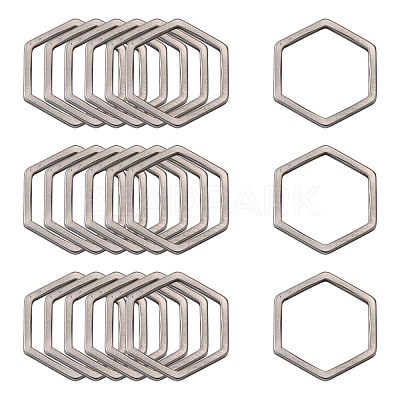 Non-Tarnish 304 Stainless Steel Linking Ring X-STAS-S079-26A-1