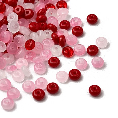 Imitation Jade Glass Beads DGLA-C005-B01-3x6mm-02-1