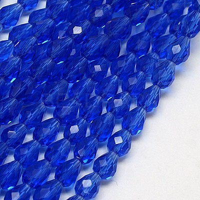 Glass Beads Strands LS-EGLA-E010-8x12mm-13-1