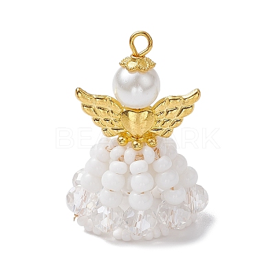 Handmade Seed Beads Pendants PALLOY-MZ00402-01-1