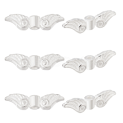 6Pcs 925 Sterling Silver Beads FIND-PH0021-81-1