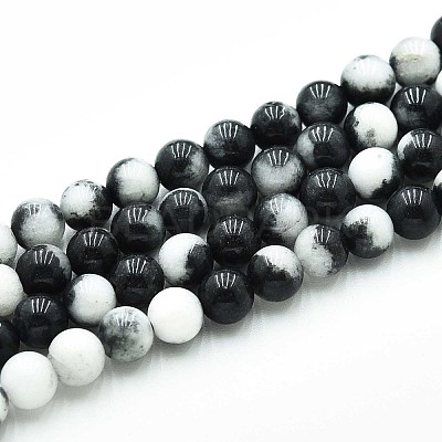 Natural Quartz Beads Strands G-N355-6mm-64-1