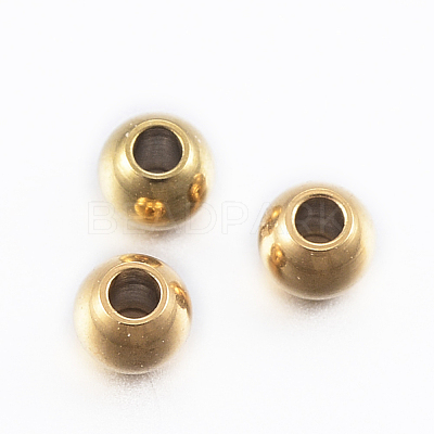 Ion Plating(IP) 304 Stainless Steel Beads X-STAS-H394-09G-1